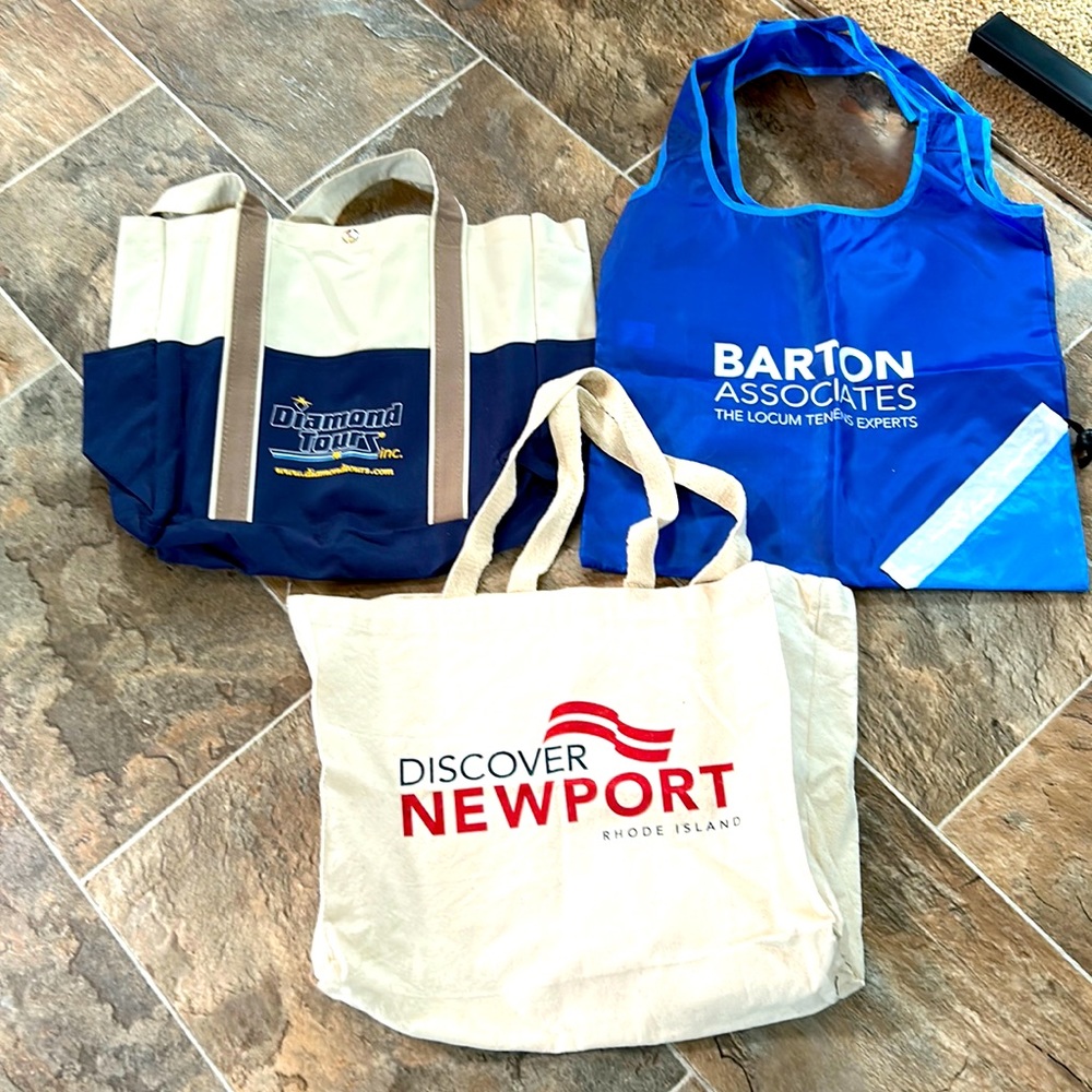 NWOT Canvas bag bundle